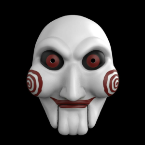 Image of Jigsaw from the movie Saw as a joke on his line do you want to play a game.